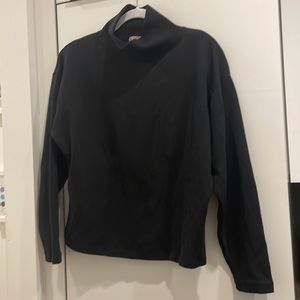 Vintage Express Tricot Black Mockneck (Size L)